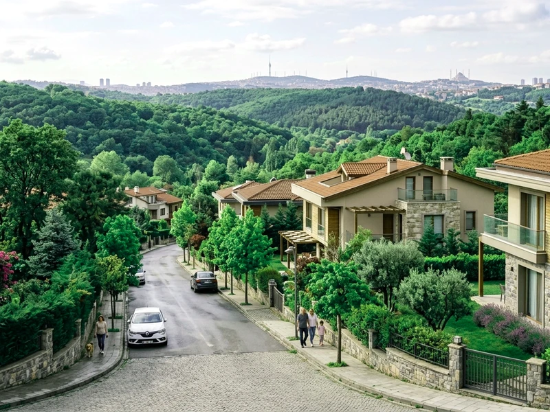 Kurtdoğmuş köyü orman evleri