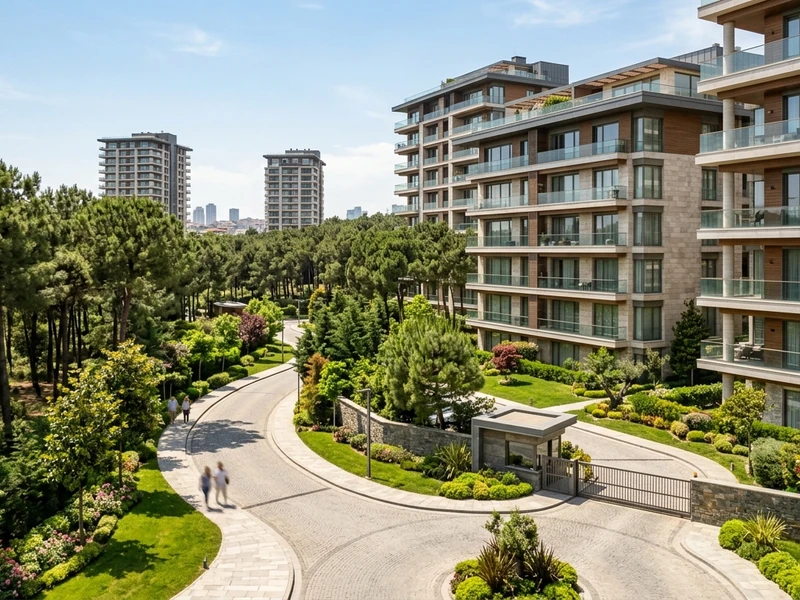 Kurtköy modern site yaşamı