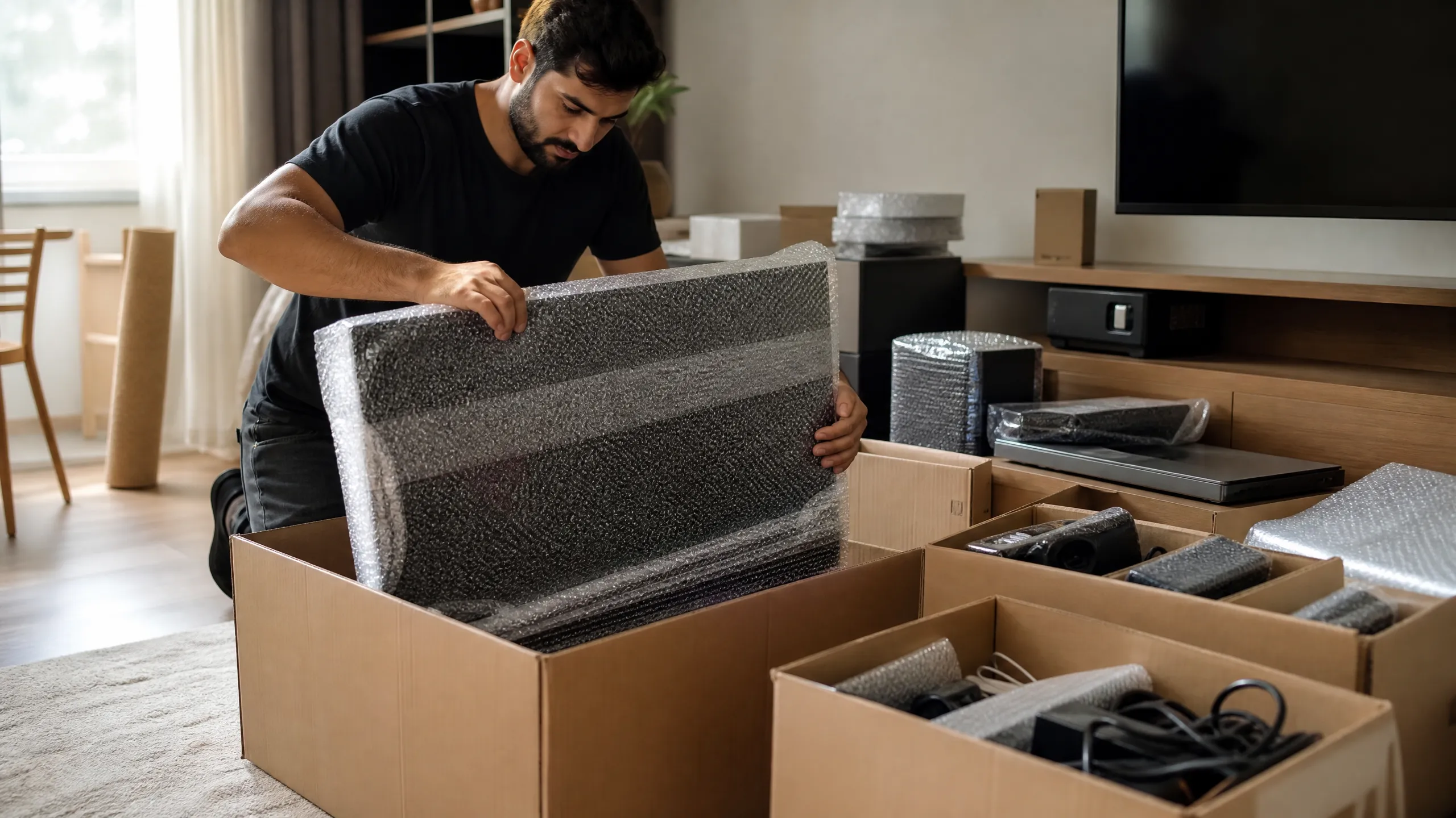 Pendik evden eve nakliyat elektronik eşya paketleme ve taşıma